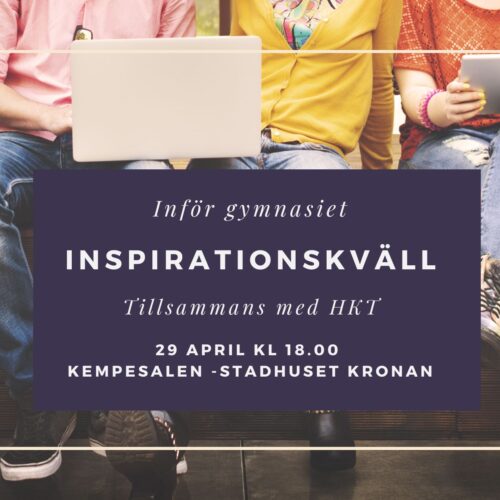 Inspirationskväll 29 april kl 18:00